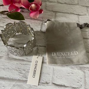 D Exceed Bohemian Lace Bracelet Vintage Filigree (NEW w/Tag)